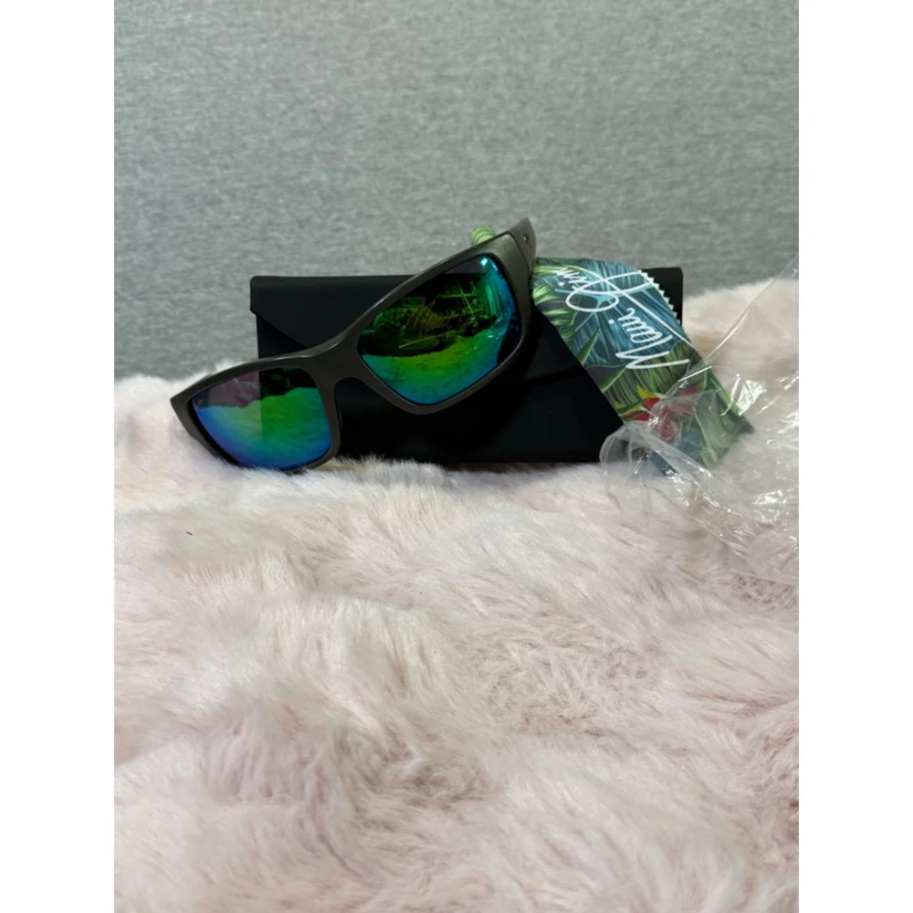 Men's Maui Jim Sunglasses One Size Gray with new authentic aqua Mirror Lenses